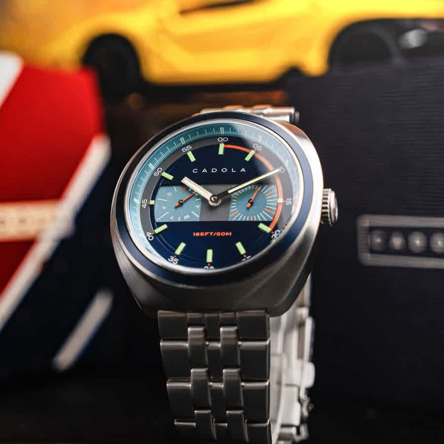 Cadola Giulia GMT Quartz Blue Dial Mens Watch CD-1043-11