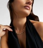 David Yurman Starburst 18kt gold necklace with diamonds