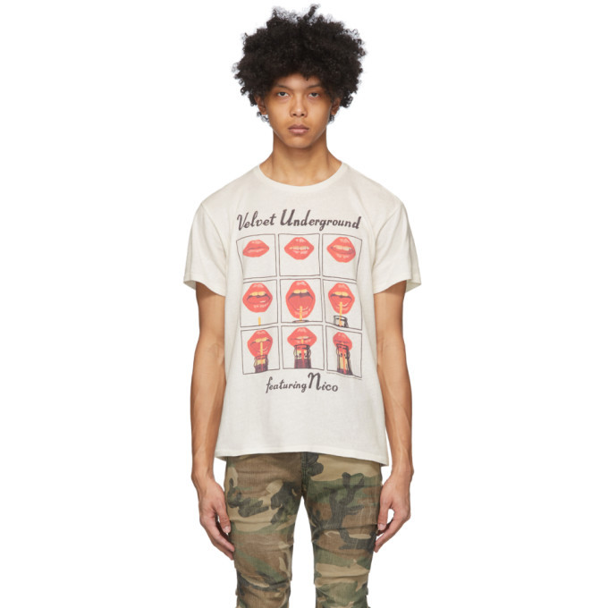 R13 Off White The Velvet Underground Edition Lips T Shirt R13