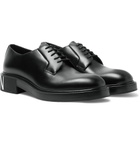 Valentino - Valentino Garavani Logo-Print Leather Derby Shoes - Men - Black