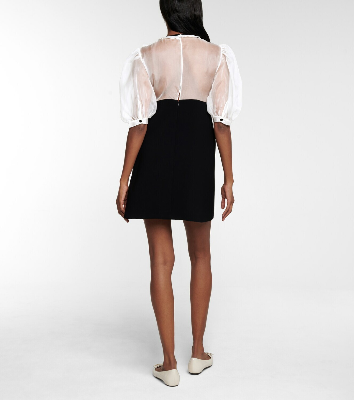 Miu Miu Faille cady minidress Miu Miu