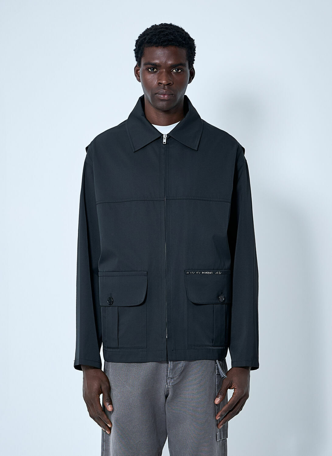 Marni Water-Repellent Taffeta Jacket