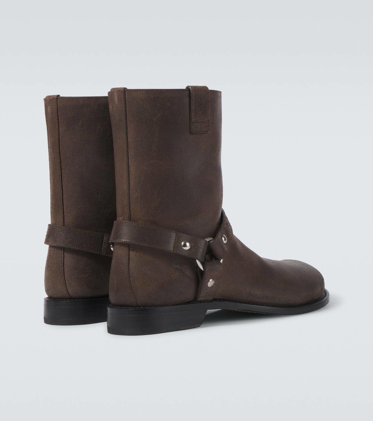 Loewe Campo leather biker boots Loewe