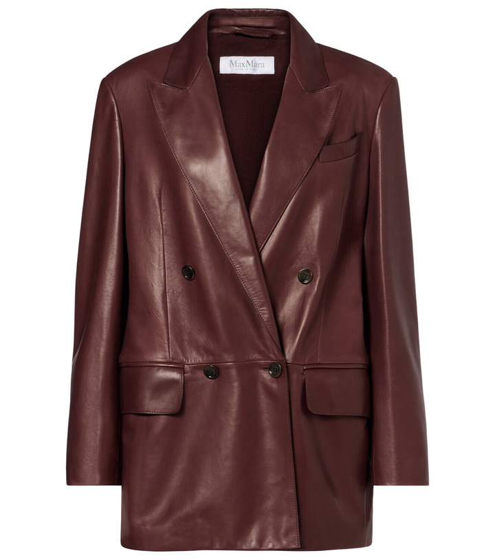 Photo: Max Mara Duse leather jacket