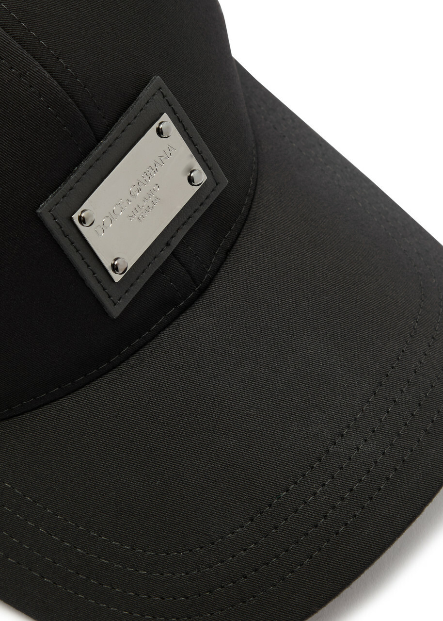 Dolce & Gabbana Logo Stretch-cotton cap Black Dolce & Gabbana