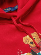 Polo Ralph Lauren - Printed Cotton-Blend Jersey Hoodie - Red