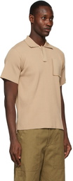 Jacquemus Beige 'Le Baunhila Polo' Polo