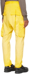 11 by Boris Bidjan Saberi Yellow P21B Cargo Pants