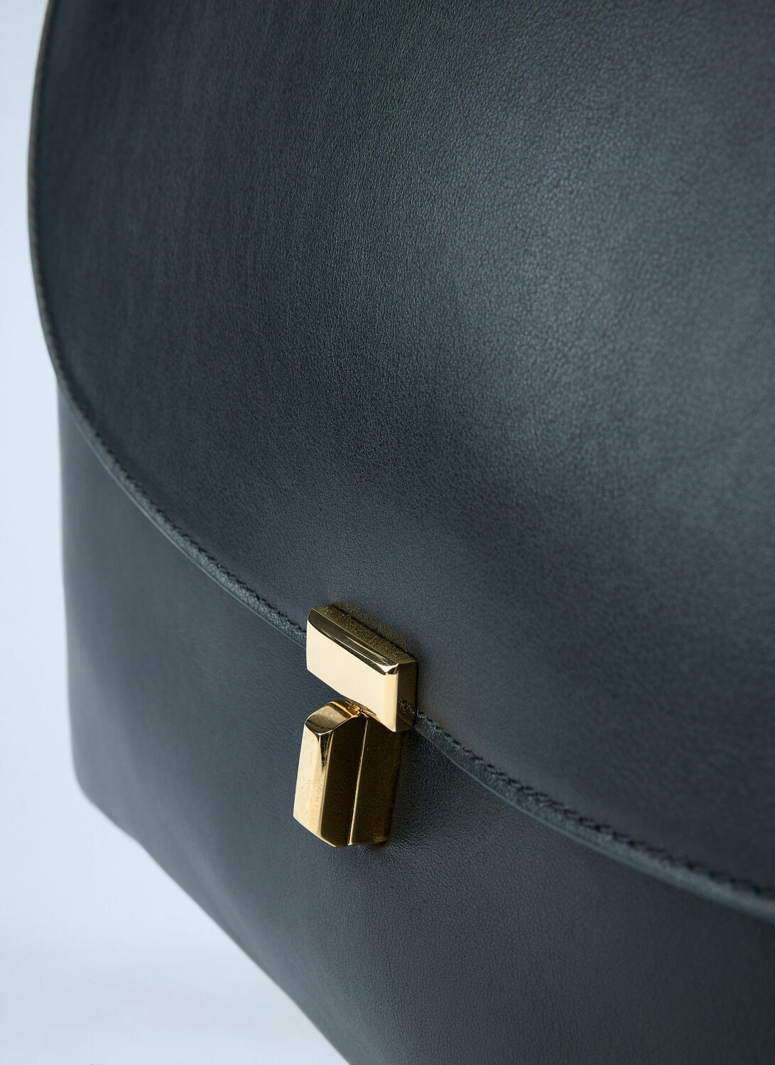 TOTEME T-Lock Leather Crossbody Bag