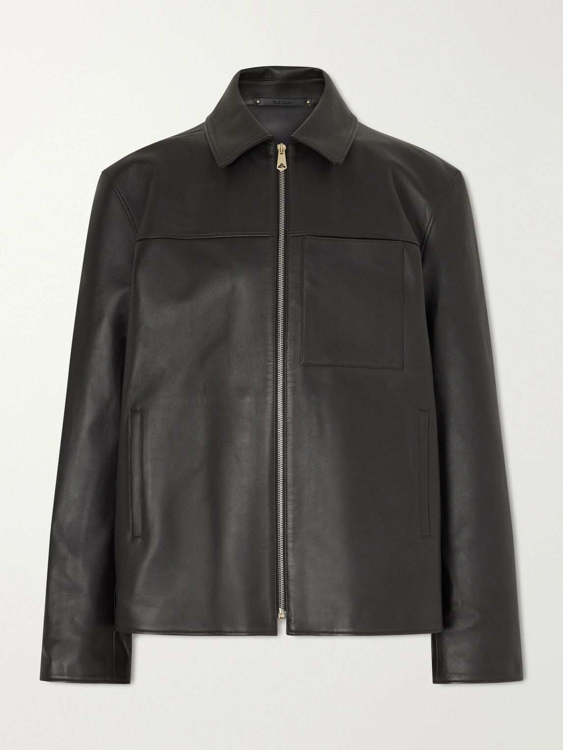 Paul Smith - Leather Jacket - Brown