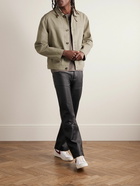 FRAME - Cotton-Twill Trucker Jacket - Neutrals