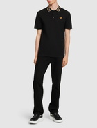 VERSACE Greca Lurex Cotton Piquet Polo