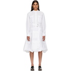 JW Anderson White Multi-Pocket Shirt Dress