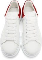 Alexander McQueen White & Red Oversized Sneakers