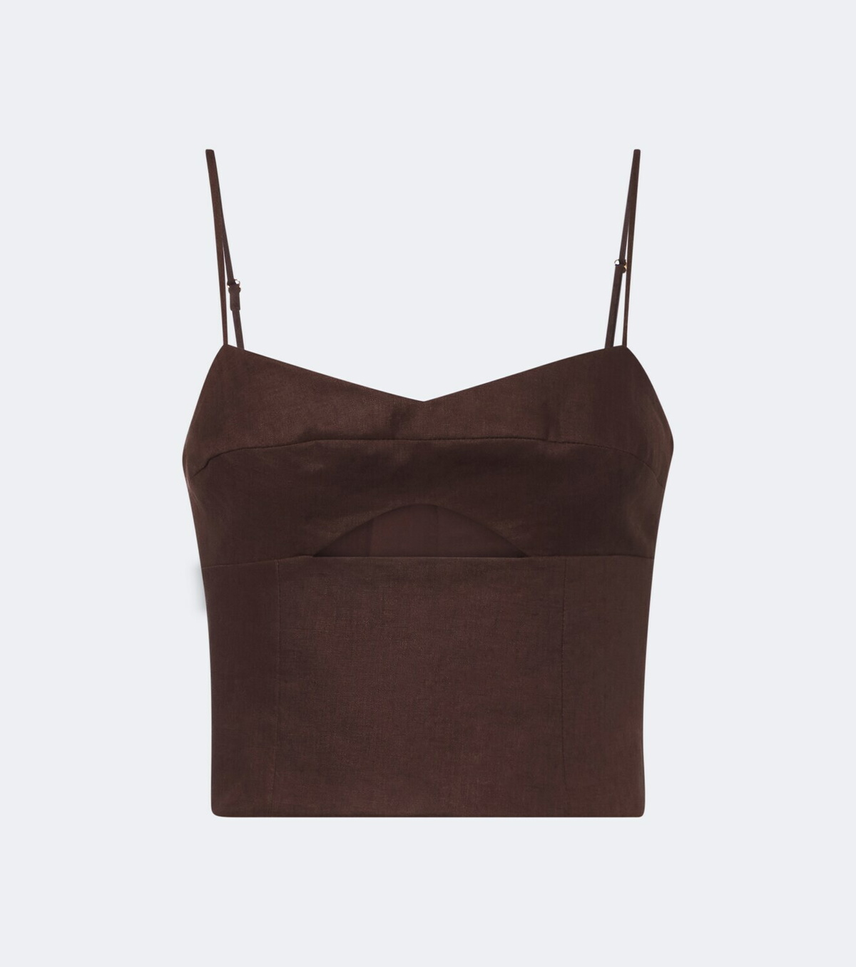 Cala de la Cruz Sei cutout linen top