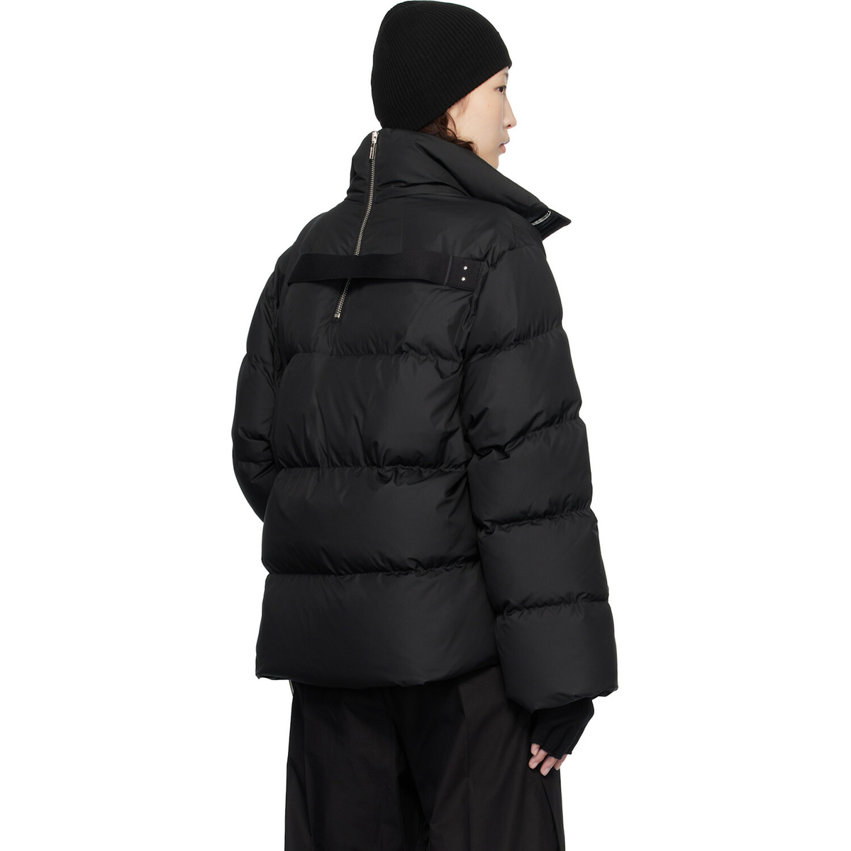 Rick Owens Moncler + Rick Owens Black Cyclopic Down Jacket