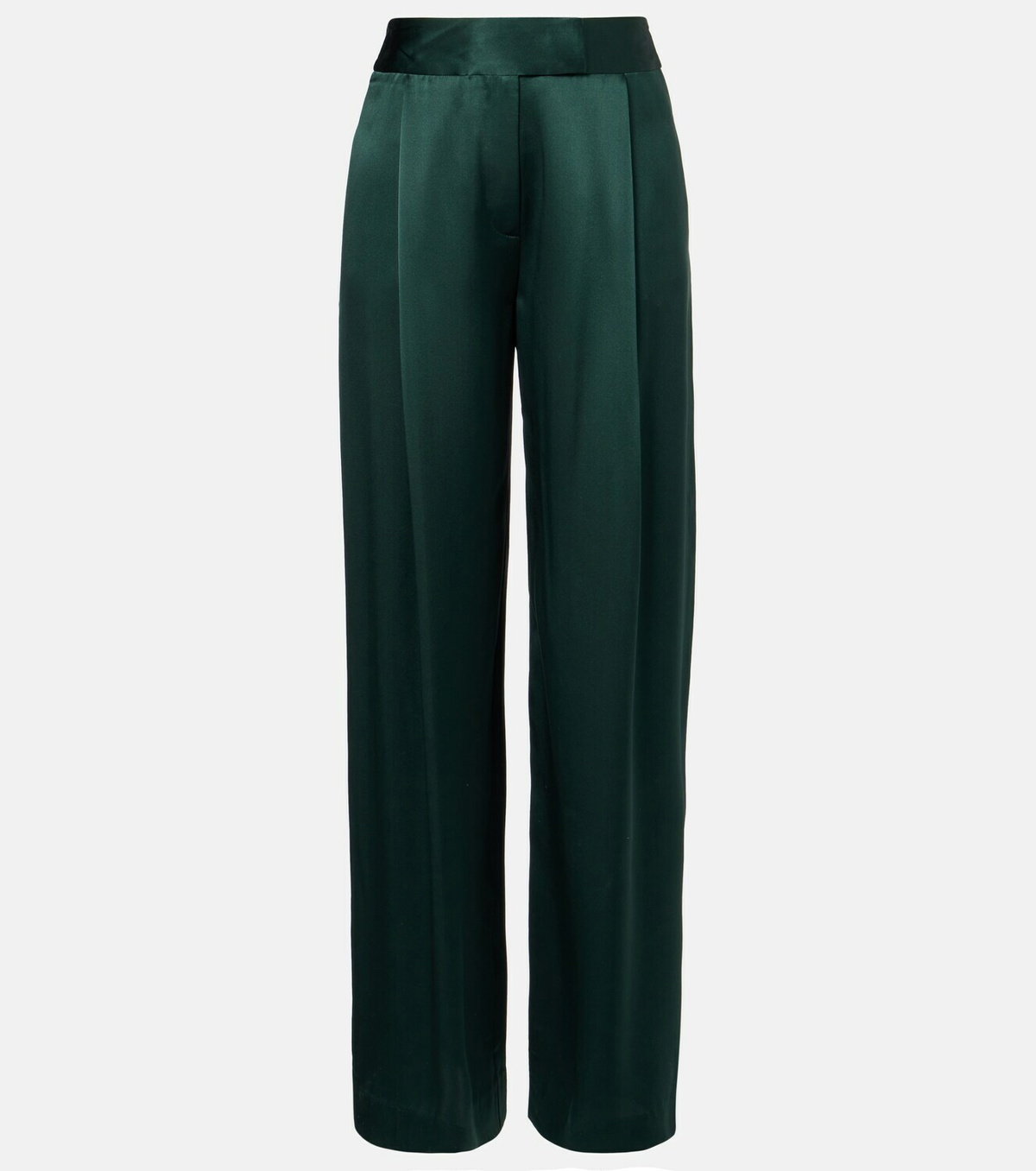 The Sei Silk satin wide-leg pants
