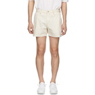 Loewe White Denim Shorts