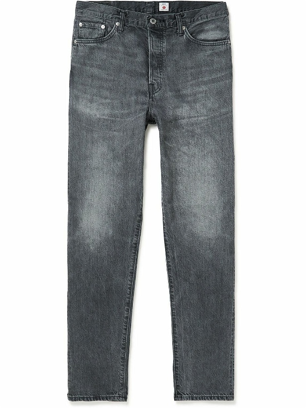 Photo: EDWIN - Tapered Selvedge Jeans - Black