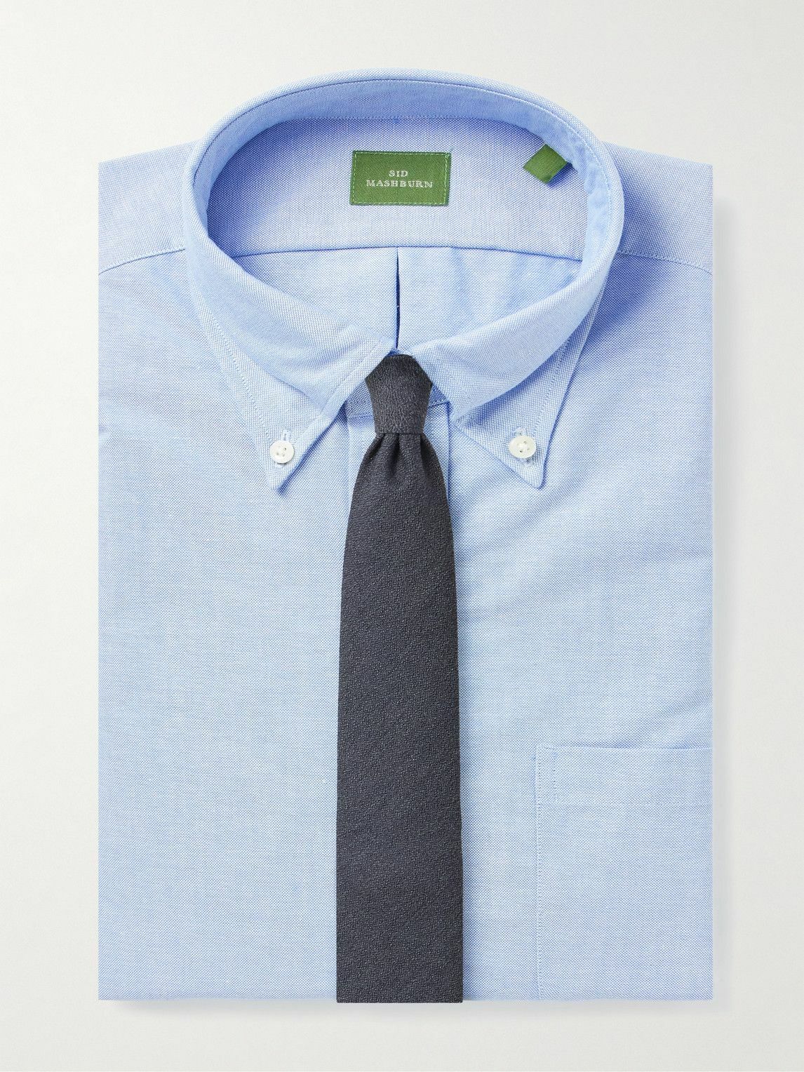 Sid Mashburn - Button-Down Collar Oxford Cotton Shirt - Blue