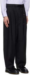 Comme des Garçons Homme Black Belted Trousers