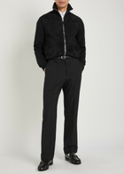 Tom Ford Suede and Wool-blend Jacket Black