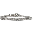 M.Cohen - Burnished Sterling Silver Wrap Bracelet - Silver