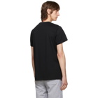 Balmain Black Flocked Logo T-Shirt