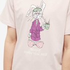 Martine Rose Men's Bunny T-Shirt in Light Pink