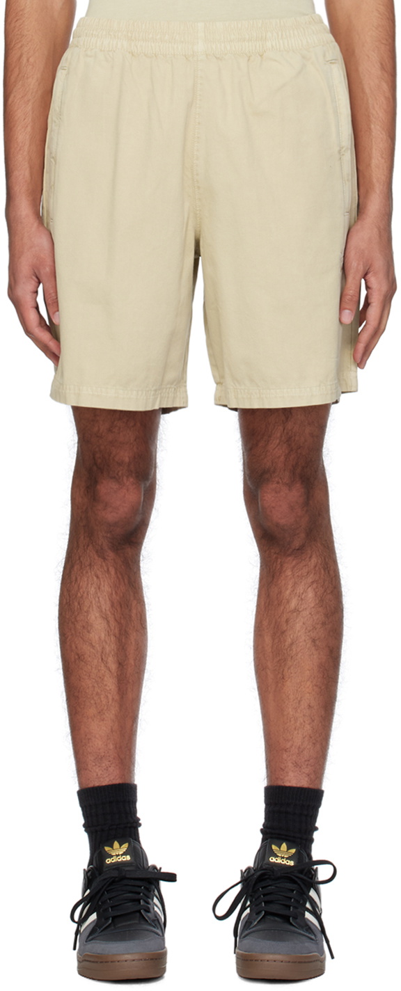 adidas Originals Beige Embroidered Shorts