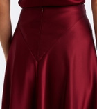 Altuzarra Ames satin maxi skirt