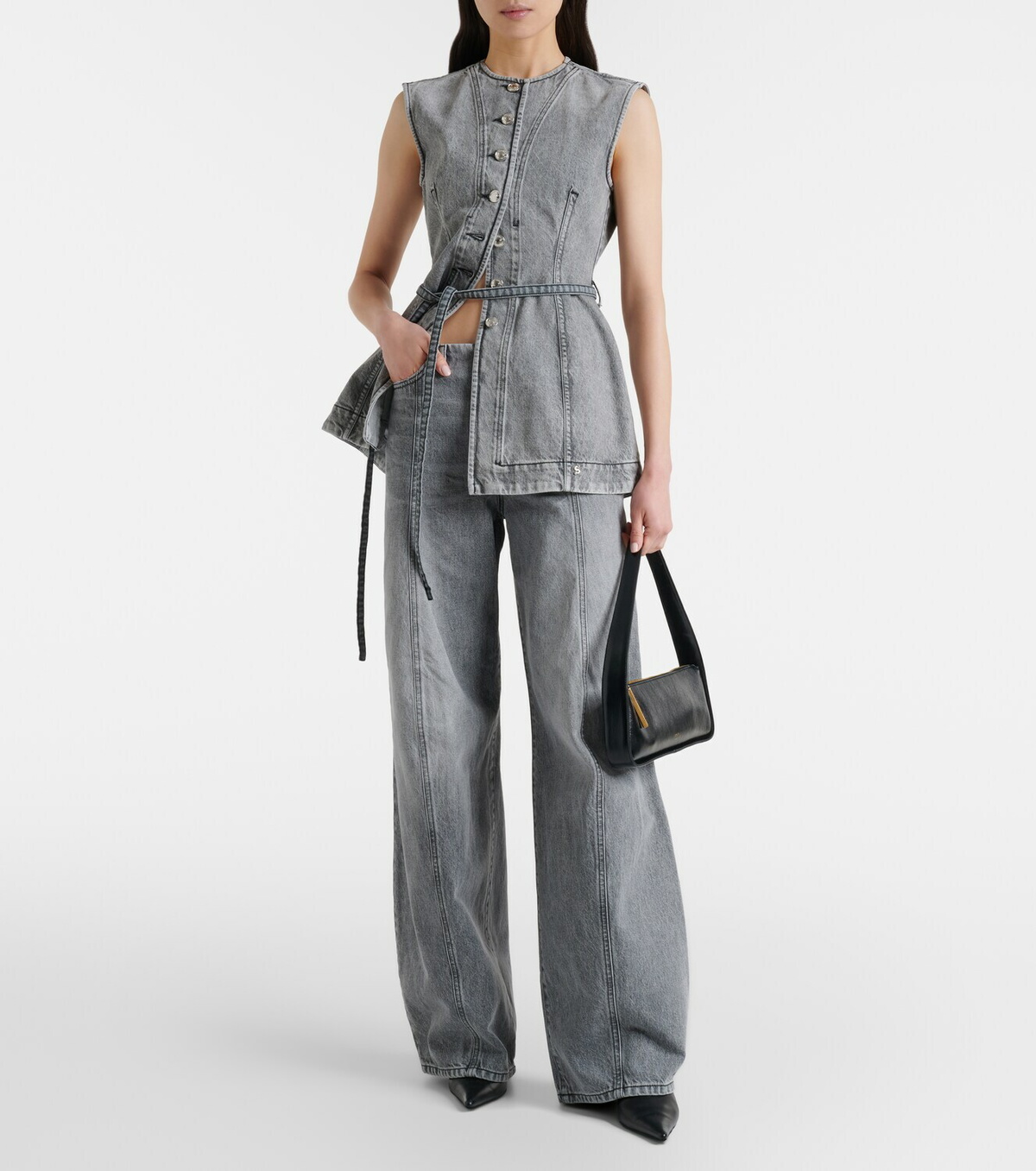 Sportmax Orli denim vest