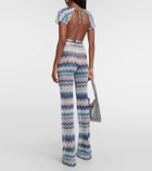 Missoni Mare Zig Zag open-knit crop top