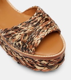 Clergerie Arty raffia platform sandals