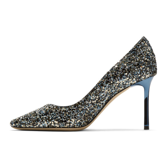 Jimmy Choo Blue Romy 85 Heels Jimmy Choo