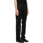 Versace Black Tapered Jeans