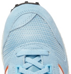 adidas Consortium - SPEZIAL Silverbirch Mesh and Suede Sneakers - Light blue