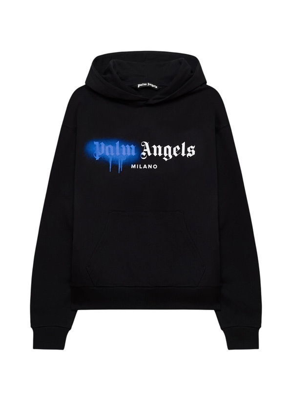 Photo: Palm Angels Spray Milan Hooded Sweatshirt