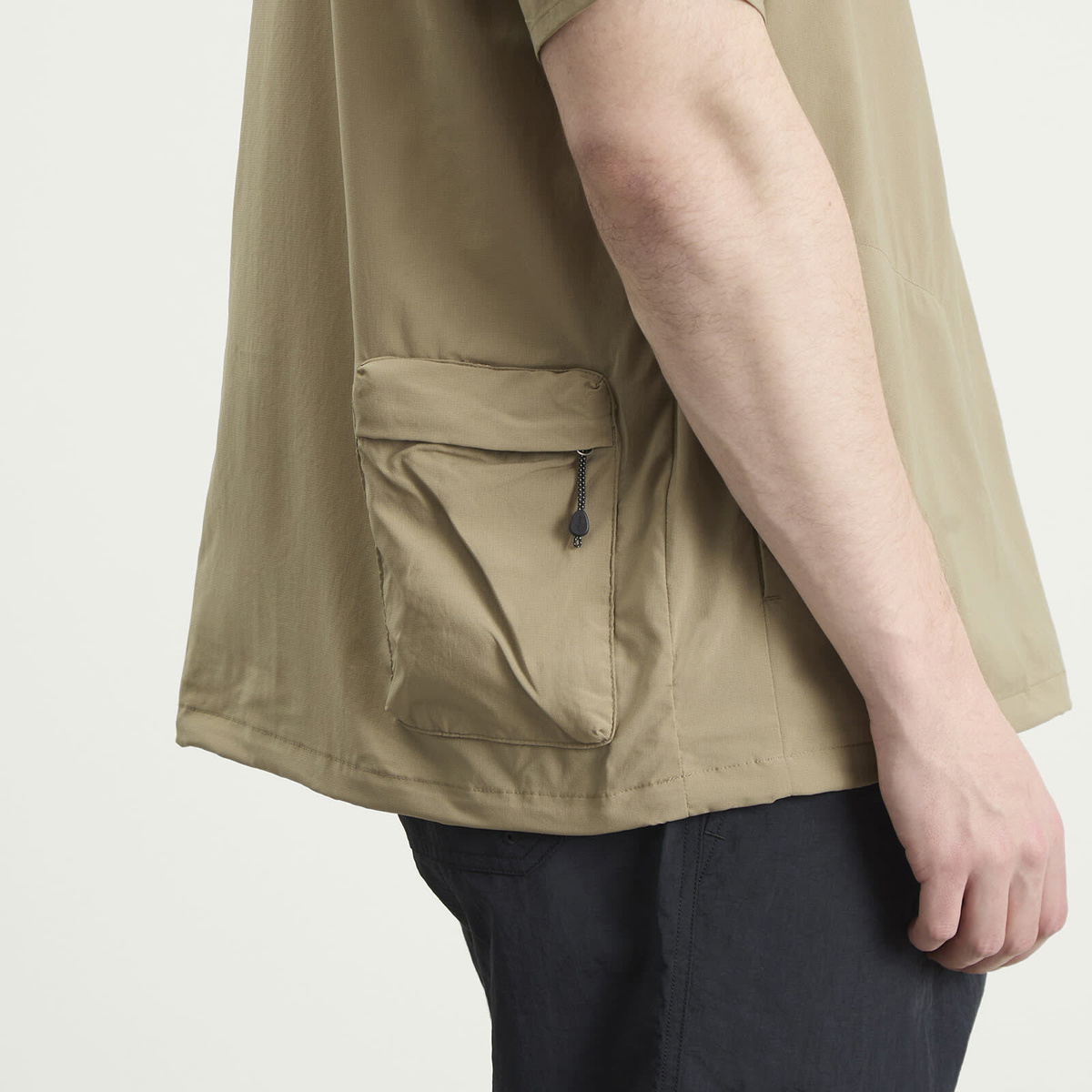 NANGA Men's PLC Excursion T-Shirt in Khaki