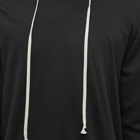 Rick Owens DRKSHDW Men's Pullover Lightweight Hoody in Black