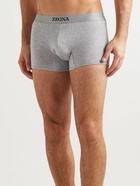 Zegna - Stretch-Cotton Boxer Briefs - Gray