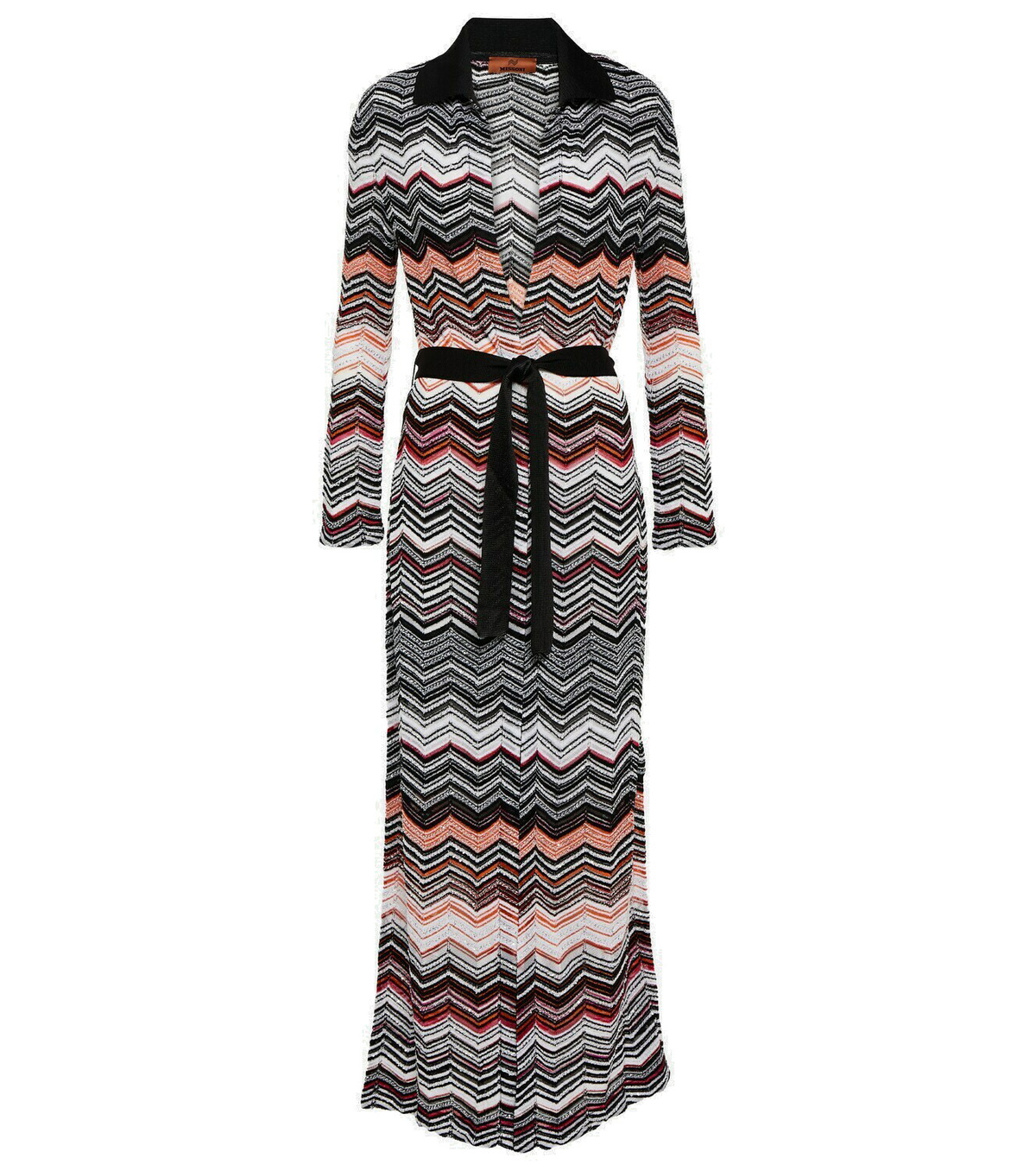 Missoni Zig-zag belted cardigan Missoni