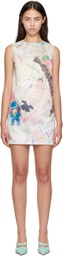 Ashley Williams Multicolor Printed Minidress