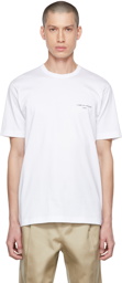 Comme des Garçons Homme White Print T-Shirt