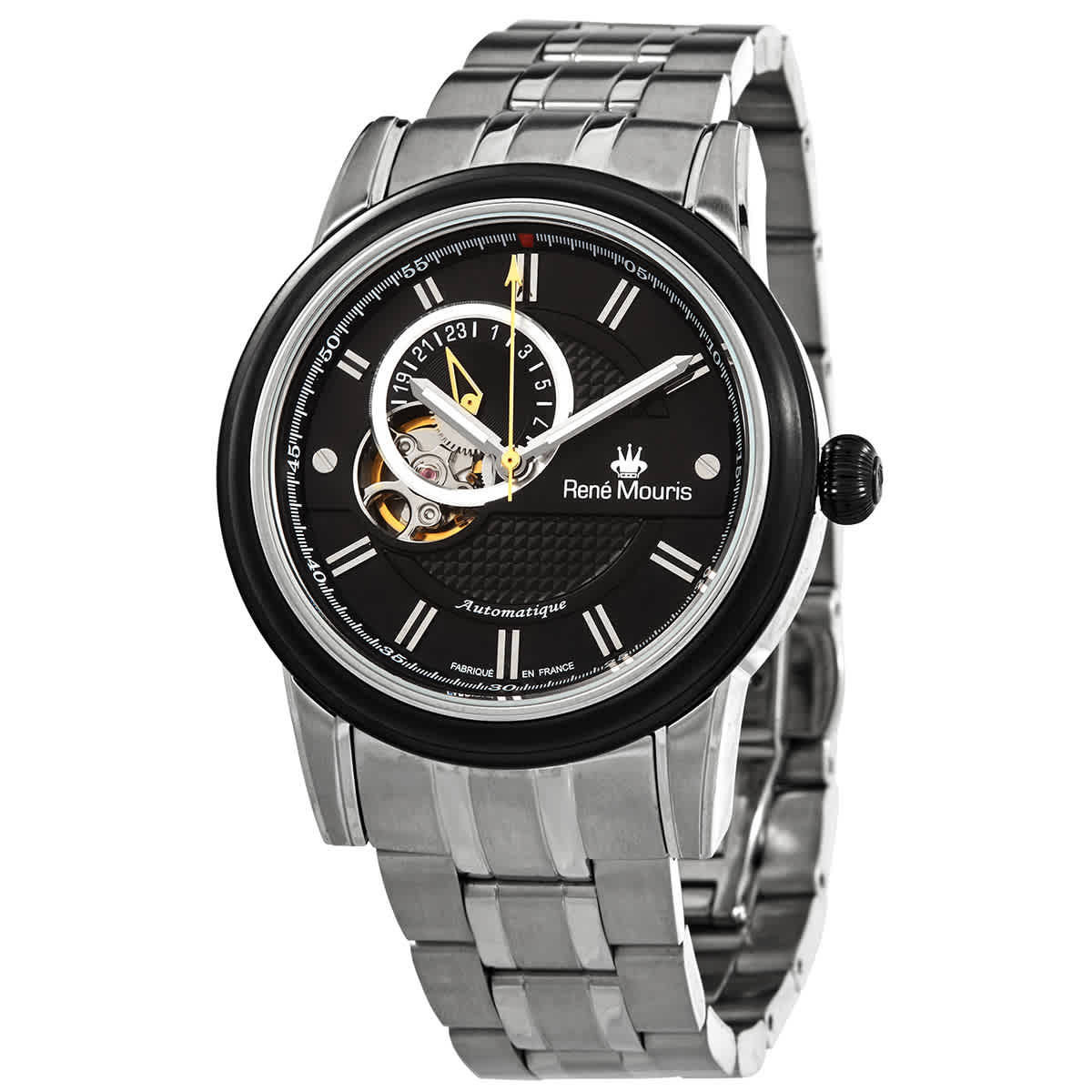 Rene Mouris Orion Automatic Black Dial Mens Watch 70102RM2