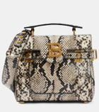 Balmain B-Buzz 23 snake-effect leather shoulder bag