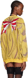 Pushbutton Yellow Crying Girl Sweater