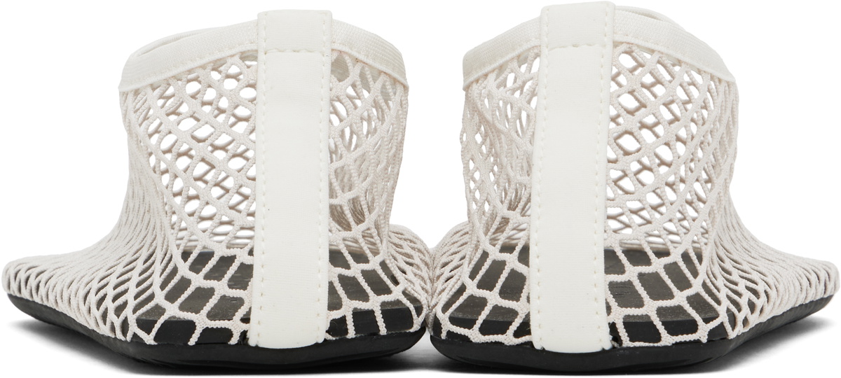 Christopher Esber Off-White Mesh Water Flats