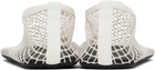 Christopher Esber Off-White Mesh Water Flats