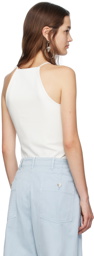 rag & bone White Irina Tank Top